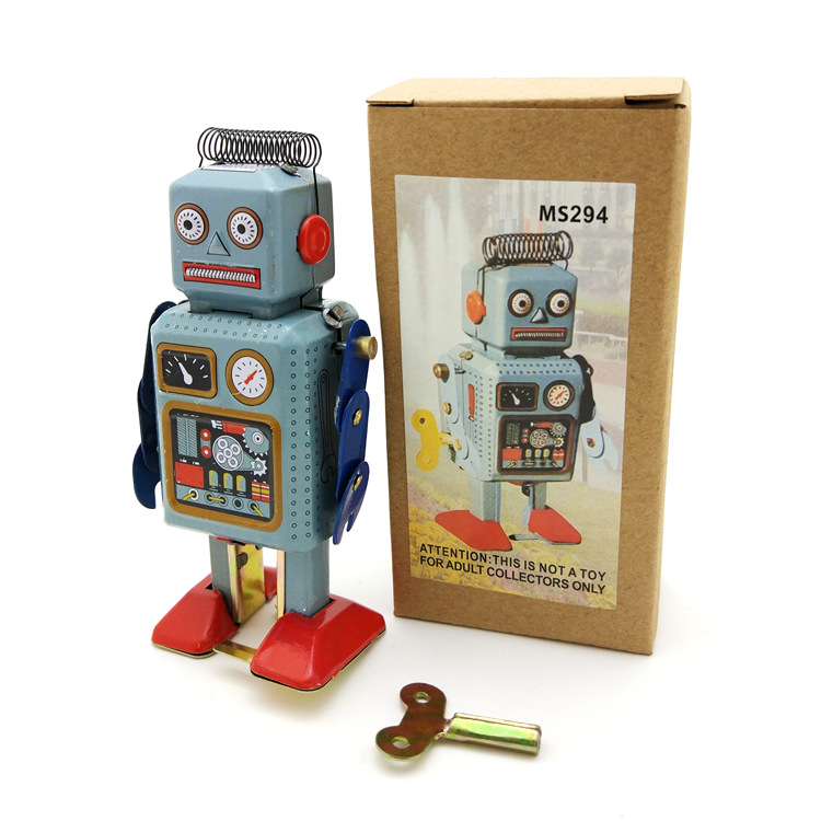 Vintage Collectibles Store - Robot Tin MS294 Klasik, Ornamen Kerajinan