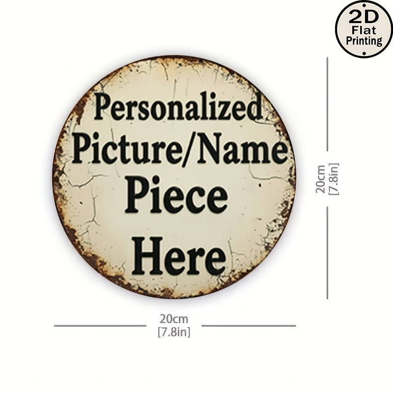 Papan Dinding Logam Bulat Retr - Vintage Collectible Plates ulasan dan harga