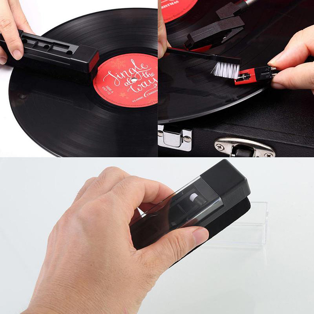 1 Set sikat penghilang debu pe - Vinyl Record Cleaner ulasan dan harga