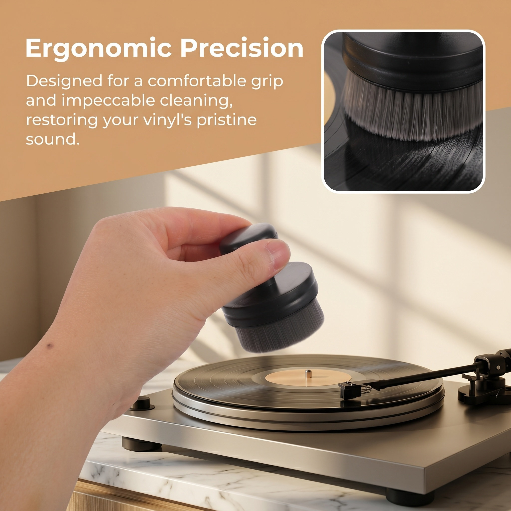 Sikat Pembersih untuk Pemutar  - Vinyl Record Cleaner ulasan dan harga