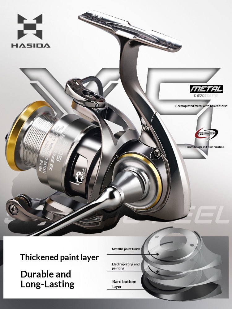 Reel Pancing Hasida X6, Gulung - Developing Tank Reel ulasan dan harga