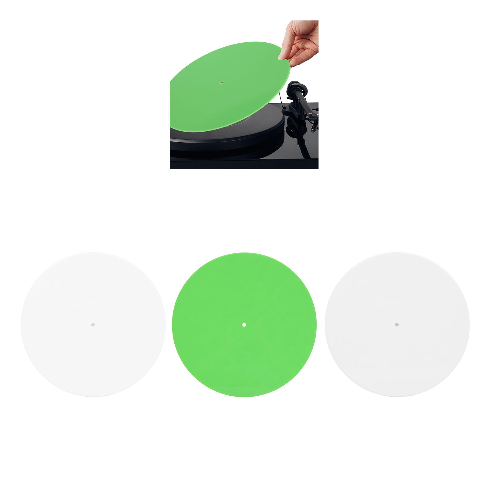 Rekam Platter Slipmat akrilik  - Vinyl Record Cleaner ulasan dan harga
