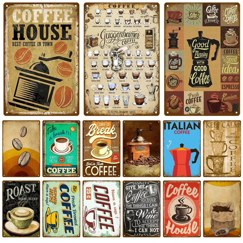 Plakat Logam Dekorasi Retro, P - Vintage Collectible Plates ulasan dan harga