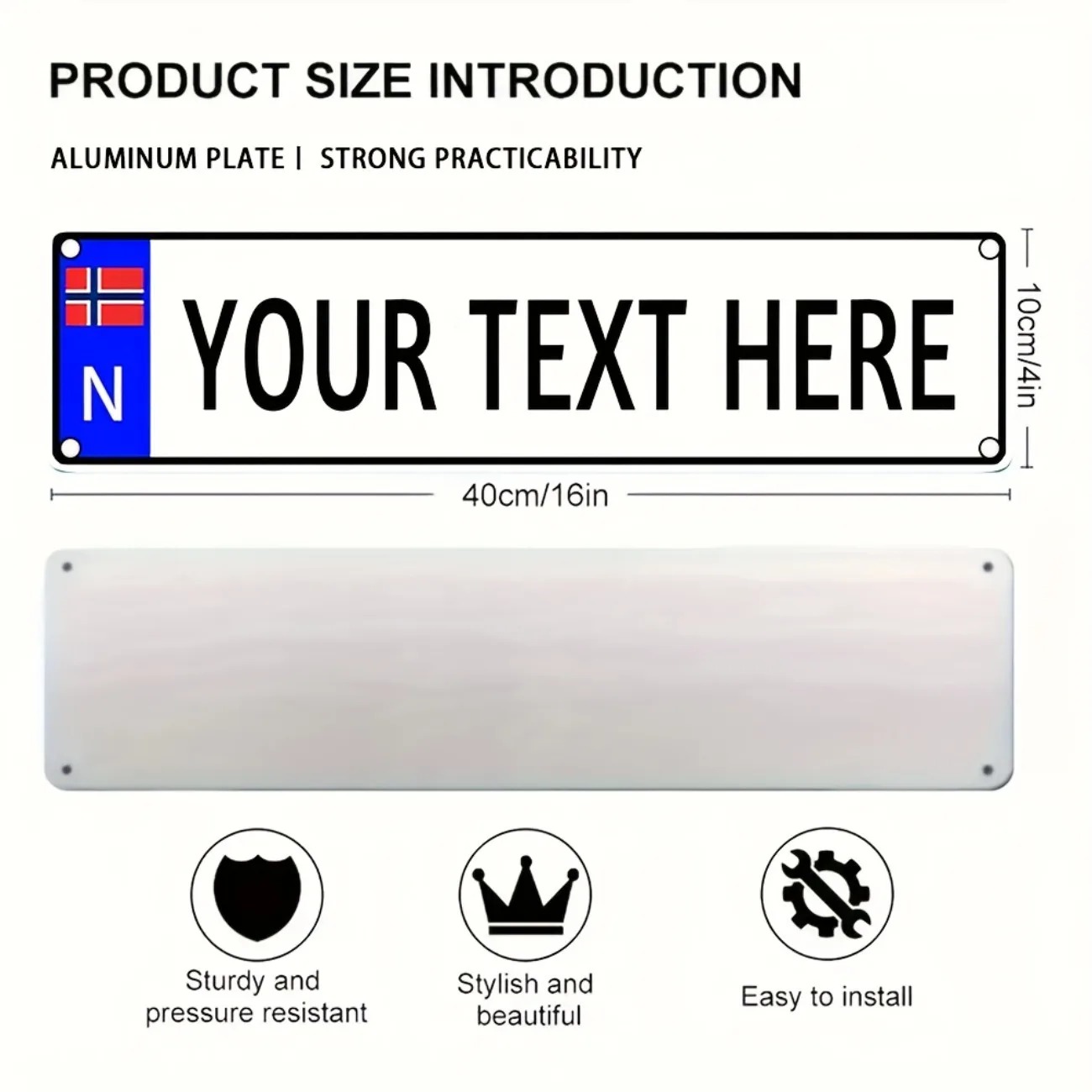 Papan Tanda Logam Vintage Norw - Vintage Collectible Plates ulasan dan harga