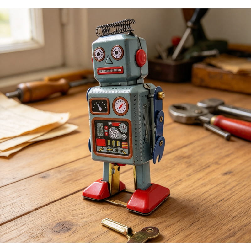 Robot Tin MS294 Klasik, Orname - Vintage Collectibles Store ulasan dan harga