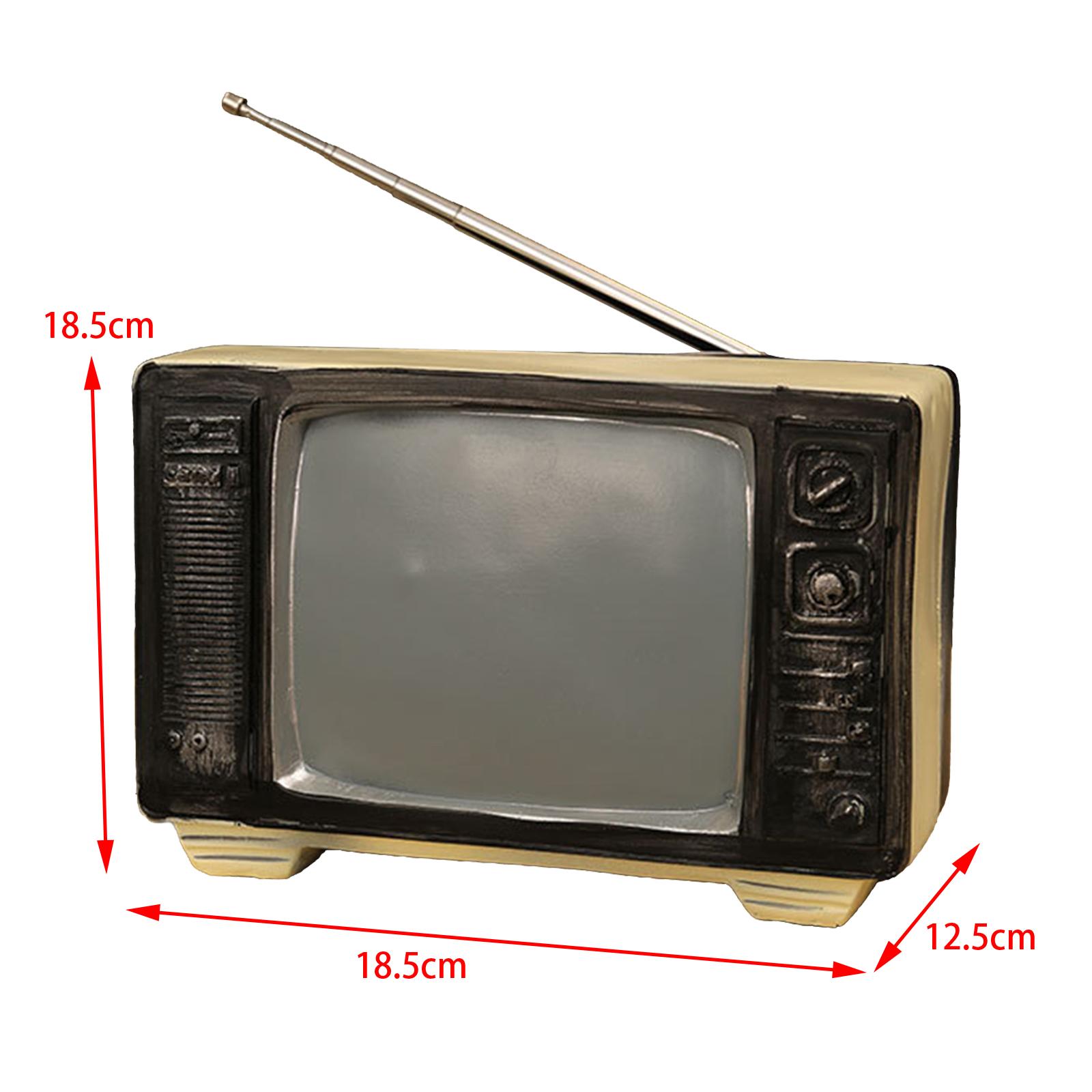 Model TV Retro Realistis, Kera - Vintage Collectibles Store ulasan dan harga