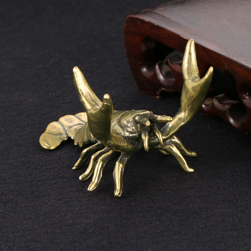 Ornamen Kepiting dari Kuningan - Vintage Collectible Pens ulasan dan harga