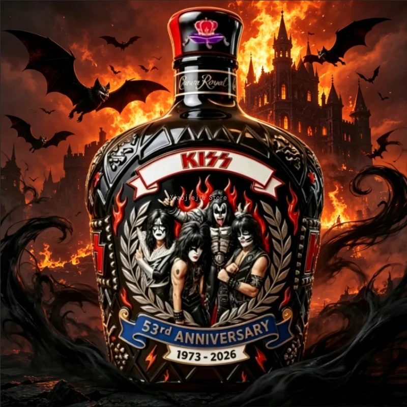 Botol Wiski Bertema Musik Rock - Vintage Collectible Liquor Bottles ulasan dan harga