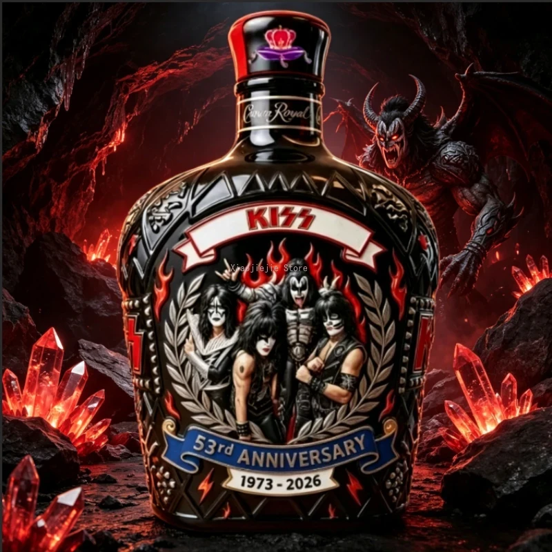 Botol Wiski Bertema Musik Rock - Vintage Collectible Liquor Bottles ulasan dan harga
